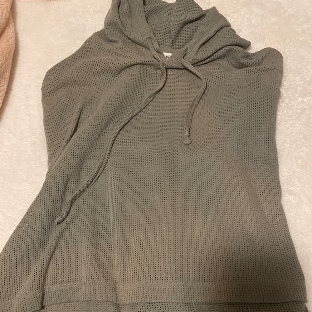 Green pink mesh shirt!!